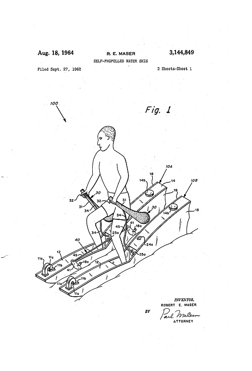Self-Propelled Waterskis