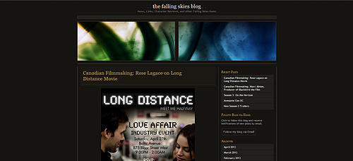 Falling Skies Blog covers Long Distance