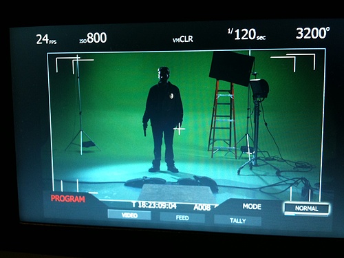 Shooting the teaser trailer on the RED