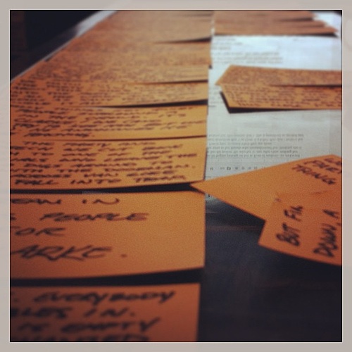 Creating the story