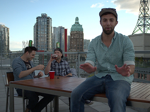 Movie Magic - Filming Mission 10, well Sean is.