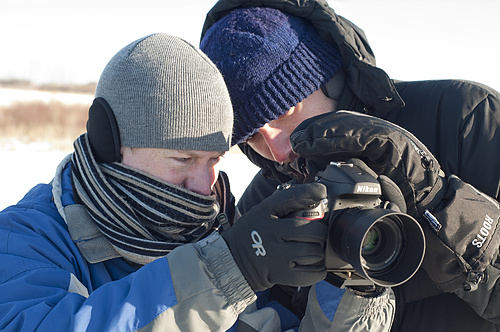 Filming in -42 Windchills