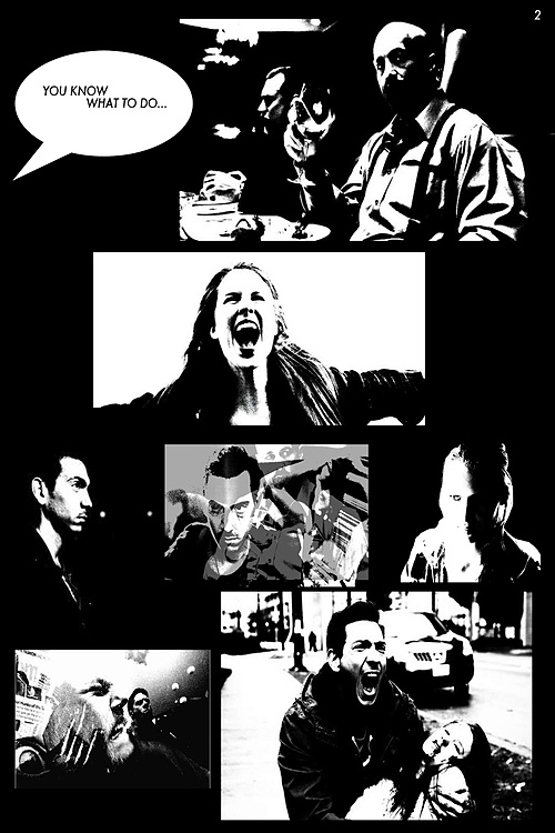 BAD. the Graphic Novel. Version 1, Page 2.