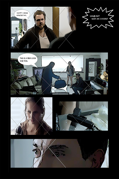 BAD. the Graphic Novel. Version 2, Page 1.