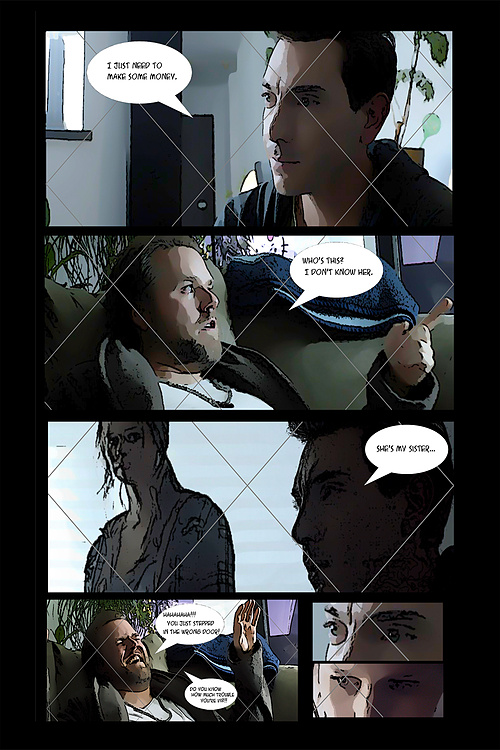 BAD. the Graphic Novel. Version 2, Page 2.