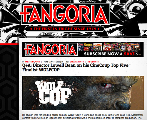 Fangoria: WolfCop Interview