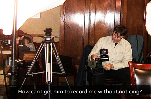 I need to get on camera!